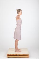 Whole Body T poses Casual Dress Slim Studio photo references